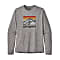 Patagonia M LONG-SLEEVED CAPILENE COOL DAILY GRAPHIC SHIRT, Line Logo Ridge - Feather Grey