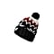 Dale of Norway MYKING HAT, Black - White - Red