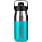 360 Degrees VACUUM INSULATED STAINLESS WIDE MOUTH BOTTLE WITH SIP CAP, Turquoise