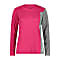 CMP W T-SHIRT RECYCLED MERINOS, Fucsia