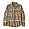 Patagonia W LONG-SLEEVED ORGANIC COTTON MW FJORD FLANNEL SHIRT, Comstock - Garden Green