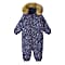 Reima TODDLERS LAPPI WINTER OVERALL, Navy - Flower Print
