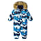 Reima TODDLERS LAPPI WINTER OVERALL, Navy - Winter Print