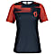 Scott W TRAIL VERTIC PRO S/SL SHIRT (PREVIOUS MODEL), Midnight Blue - Flame Red