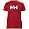 Helly Hansen W HH LOGO T-SHIRT, Red