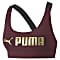 Puma W MID IMPACT PUMA FIT BRA, Aubergine - Metallic Puma