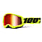 100% STRATA 2 GOGGLE MIRROR LENS, Fluo Yellow - Red Mirror