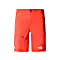 The North Face M SPEEDLIGHT SLIM TAPERED SHORT, Fiery Red