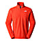 The North Face M 100 GLACIER 1/4 ZIP, Fiery Red