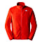 The North Face M 100 GLACIER FULL ZIP, Fiery Red