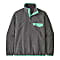 Patagonia M LIGHTWEIGHT SYNCHILLA SNAP T-PULLOVER, Nickel - Early Teal