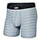 Saxx M DROPTEMP COOLING MESH BOXER BRIEF, Mid Grey Heather