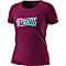 Dynafit W GRAPHIC COTTON T-SHIRT, Beet Red - Tabloid