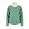 Dale of Norway W FRIDA SWEATER, Bright Green - Offwhite