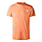 The North Face M S/S SIMPLE DOME TEE, Dusty Coral Orange