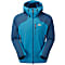 Mountain Equipment M FRONTIER HOODED JACKET, Alto Blue - Majolica Blue