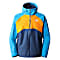 The North Face M STRATOS JACKET, Shady Blue - Cone Orange - Acoustic Blue