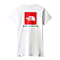 The North Face W S/S RED BOX TEE, TNF White
