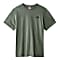 The North Face M S/S SIMPLE DOME TEE, Thyme - TNF Black - Kollektion 2023