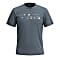 Smartwool M GONE CAMPING GRAPHIC SHORT SLEEVE TEE, Pewter Blue