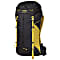 Bergans HELIUM 40 (MODELL WINTER 2020), Solid Charcoal - Waxed Yellow