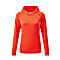 Mountain Equipment W GLACE HOODED TOP, Mandarin Red