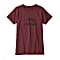 Patagonia W LIVE SIMPLY TRAILER RESPONSIBILI-TEE, Rocky Red