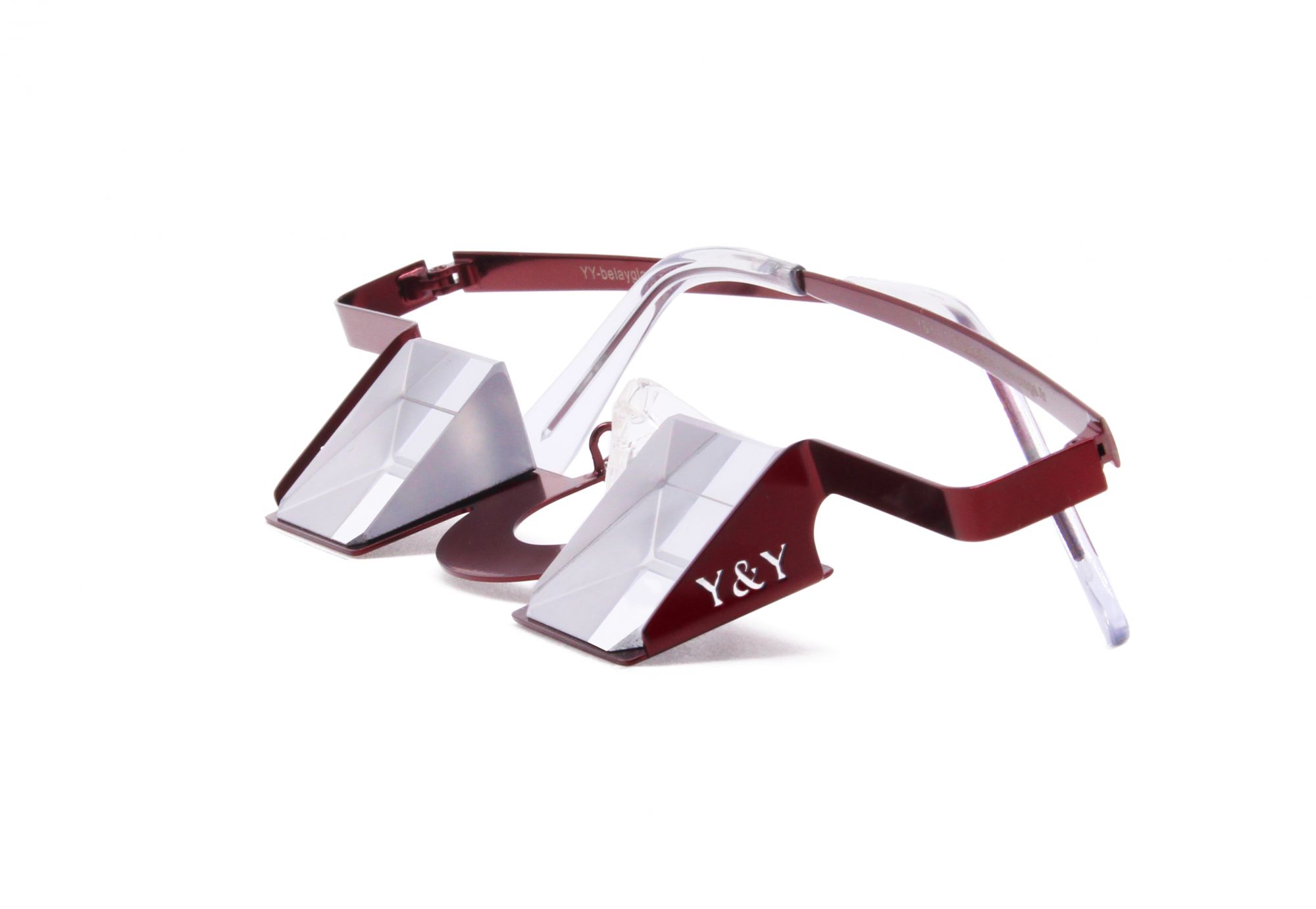 Y+Y Vertical Innovative hochwertige Sicherungsbrille Bordeaux