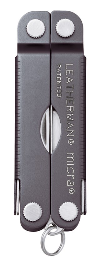 Leatherman Robustes kompaktes 10teiliges Multifunktionswerkzeug Grau
