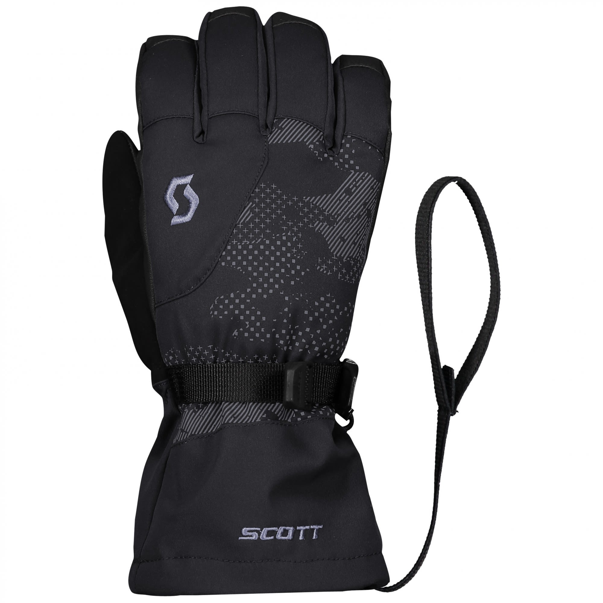 Scott Vielseitige wasserdichte Kinder GoreTex® Wintersport Handschuhe Black