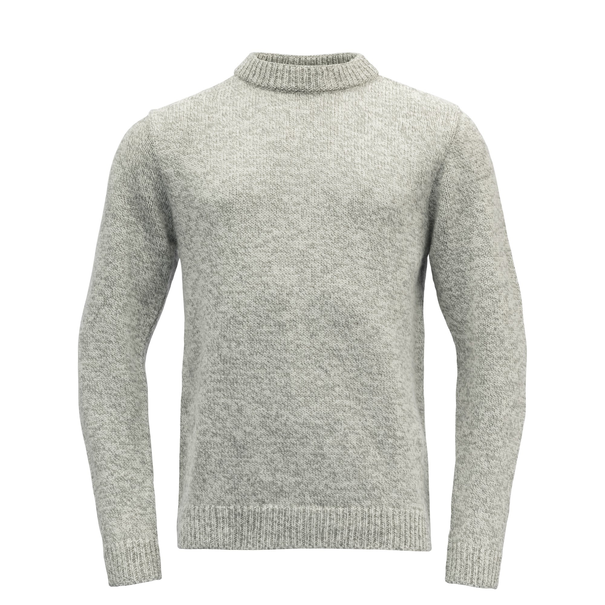 Devold Warmer vielseitiger Schurwoll Pullover Grey Melange