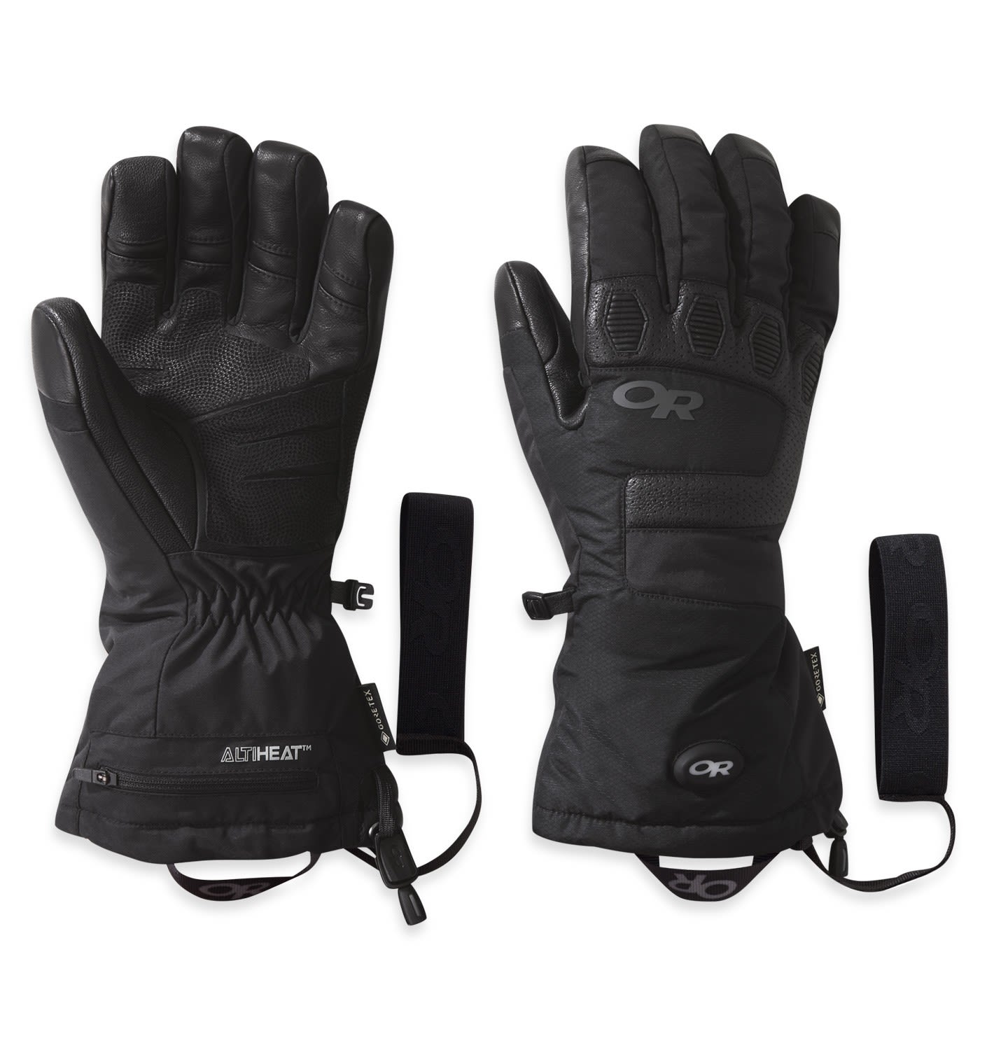Outdoor Research Wasserdichte beheizbare GoreTex® Wintersport Handschuhe Black