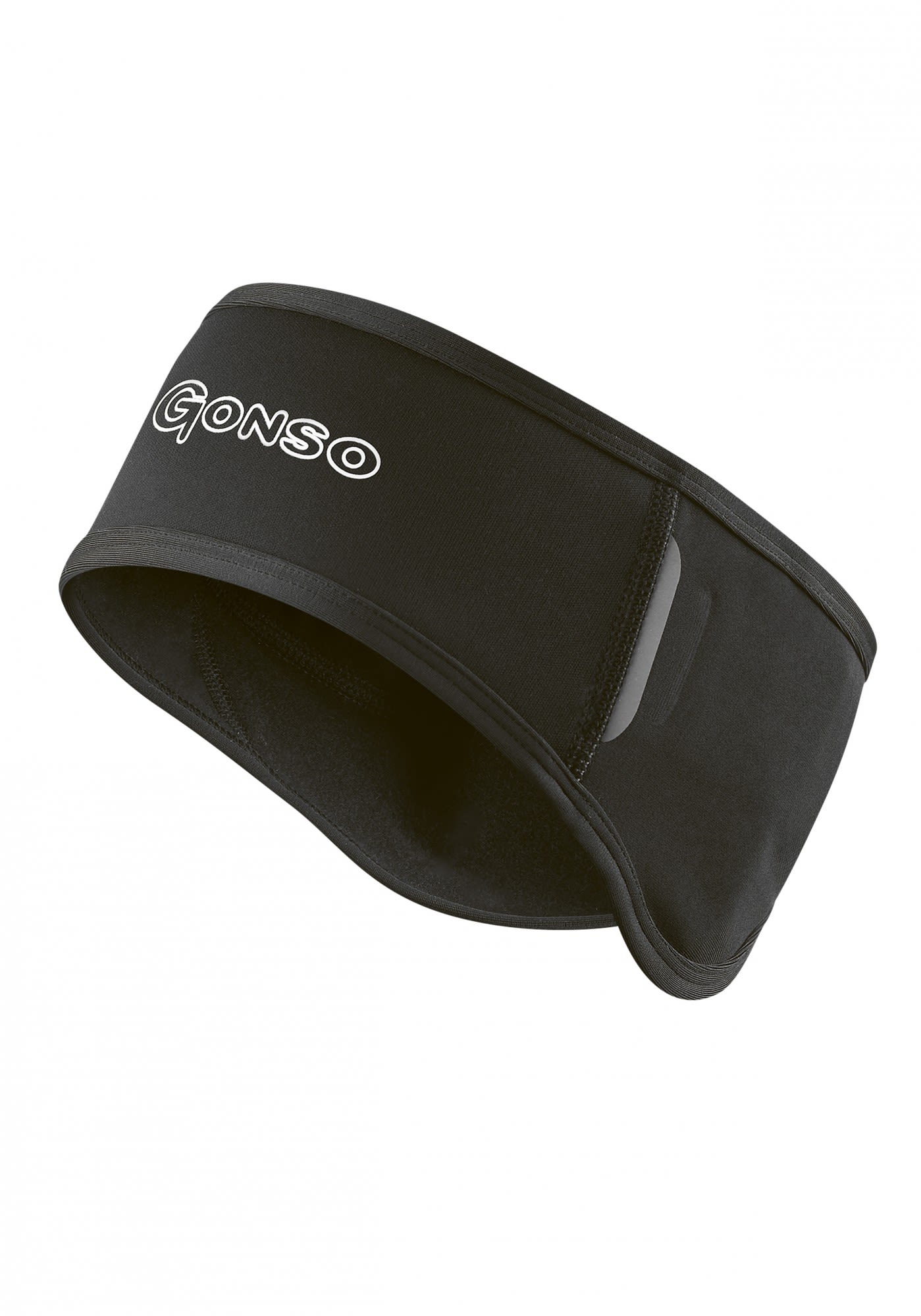 Gonso Warmes elastisches Radsport Thermo Stirnband Black