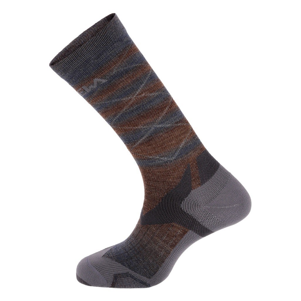 Salewa Funktionelle atmungsaktive Merino Bergsport Socken Fade Blue - Grey