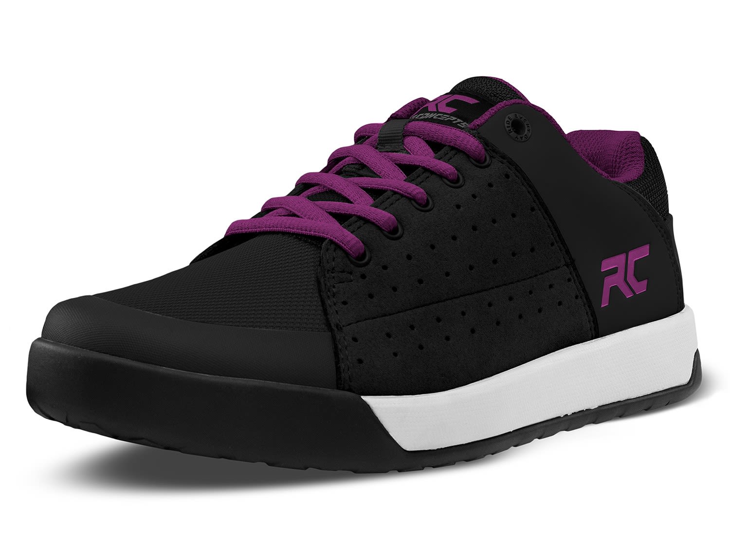 Ride Concepts Stilvoller vielseitiger Damen Mountainbike Schuh Black - Purple