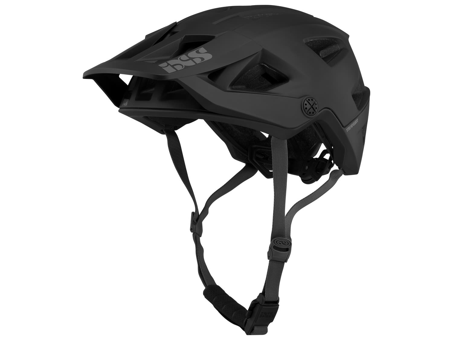 iXS Komfortabler anpassbarer Mountainbike Helm Black