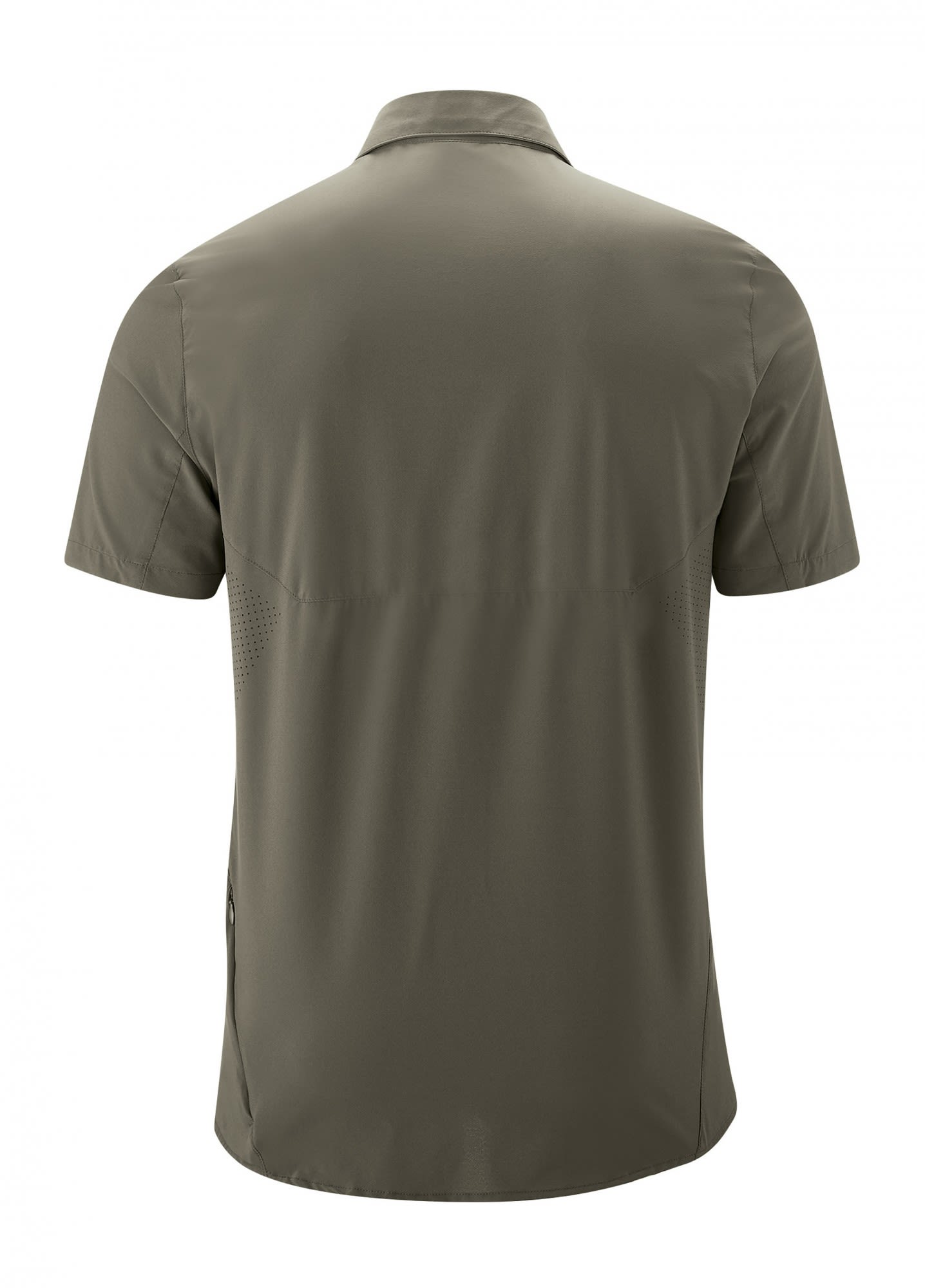Maier Sports Leichtes elastisches Herren Trekkinghemd Dusty Olive