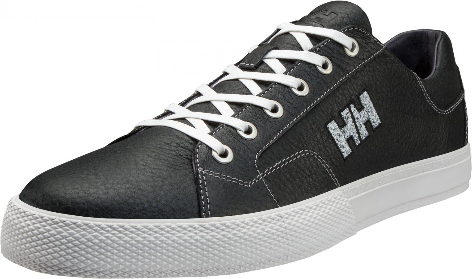Helly Hansen Moderner komfortabler Herren Ledersneaker Black - White - Excalibur - Sharp Green