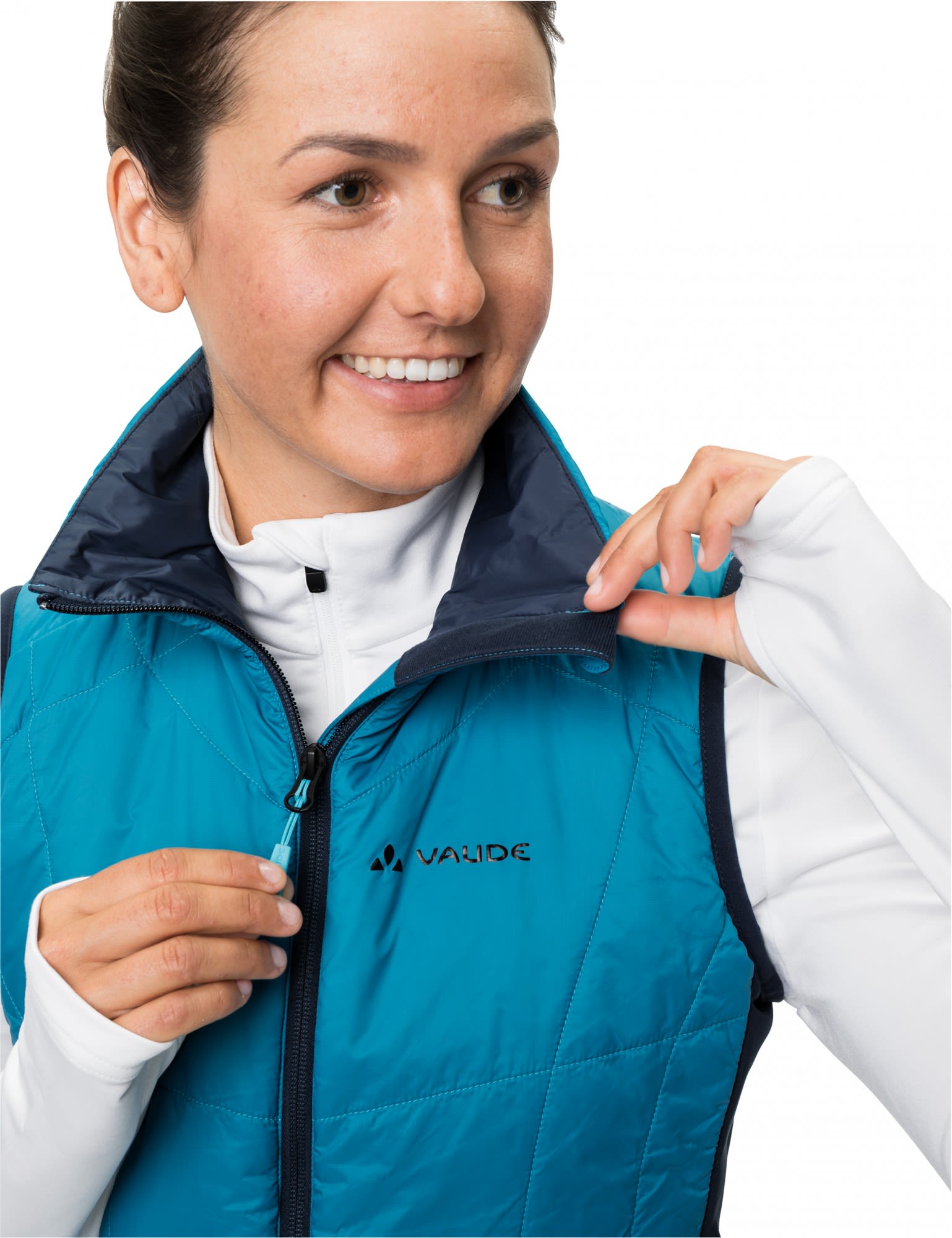 Vaude Sportliche atmungsaktive Damen PrimaLoft® Isolationsweste Arctic Blue