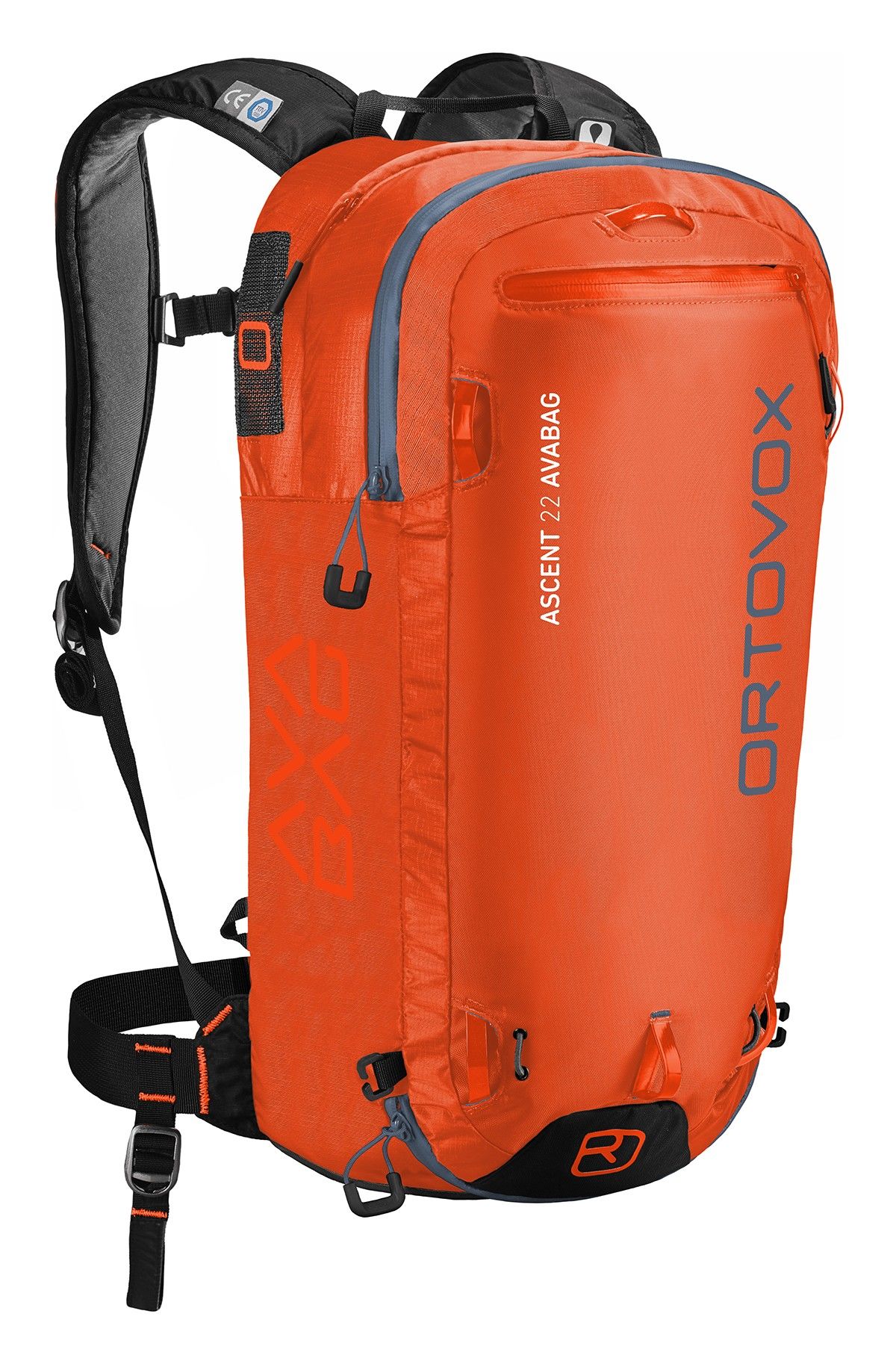 Ortovox Leichter robuster Avabag Lawinenairbag Skitouren Rucksack  22l Crazy Orange