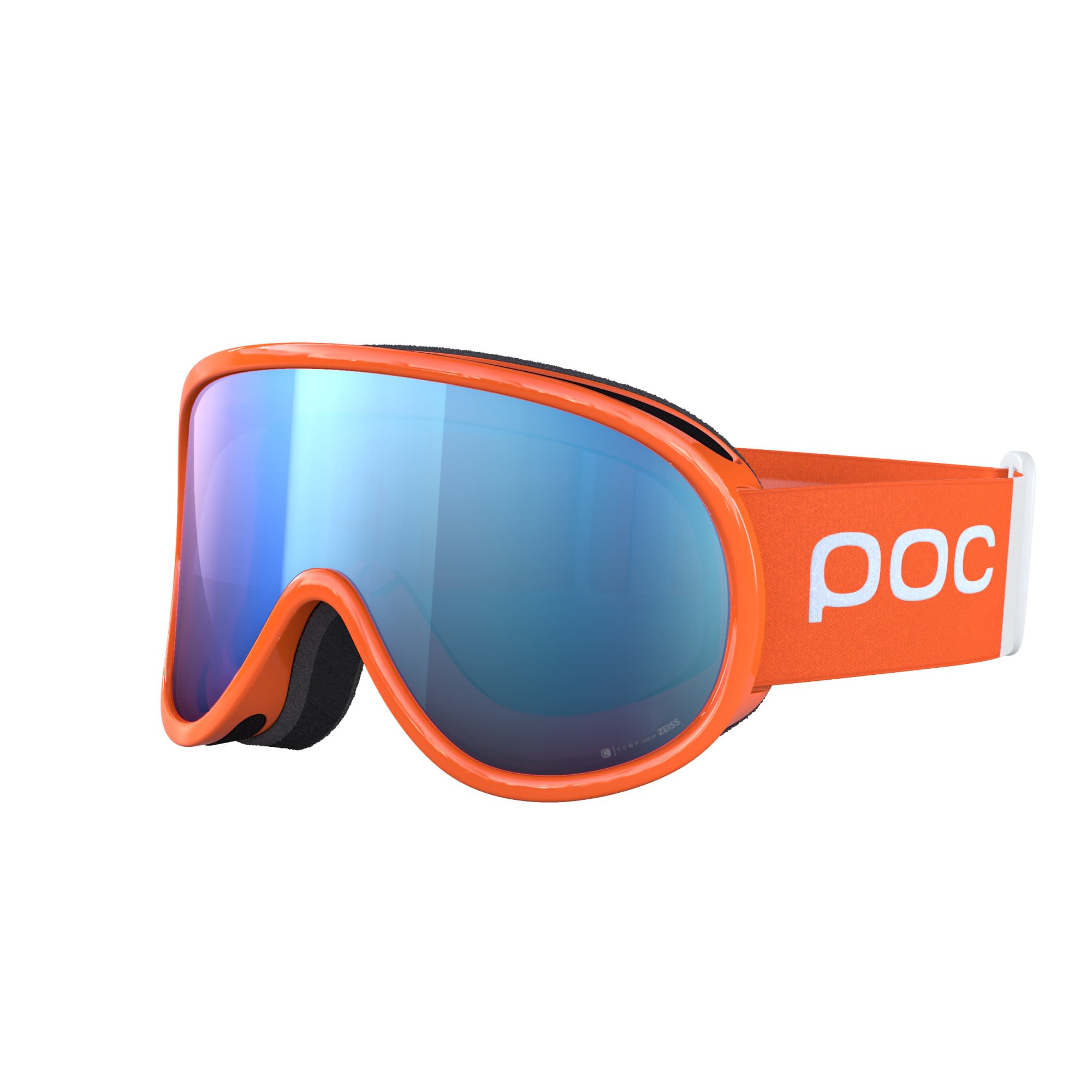 POC Komfortable innovative Ski und Snowboardbrille Fluorescent Orange - Spektris Blue