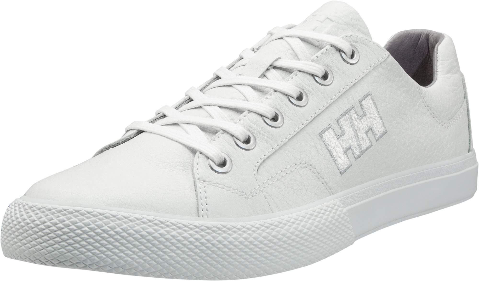 Helly Hansen Moderner komfortabler Damen Leder Sneaker Off White - Silver Grey - Blue Water