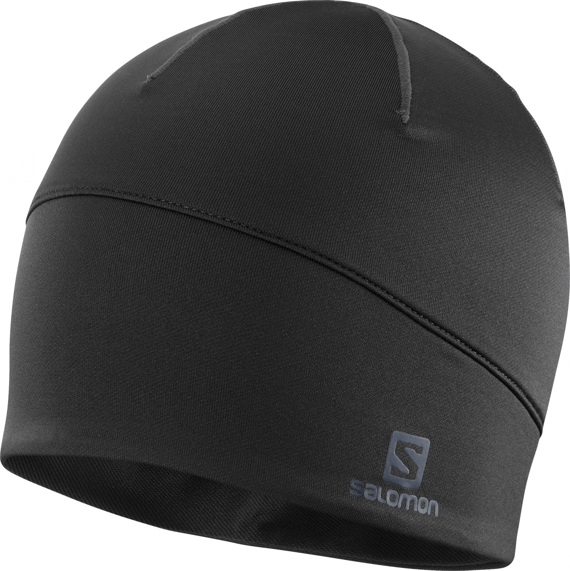 Salomon Schnelltrocknende wärmende Microfleece Mütze Black - Ebony