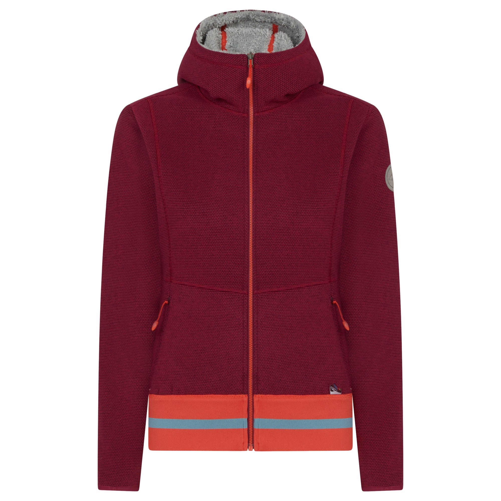 La Sportiva Warmes komfortables Damen Sweatshirt Red Plum