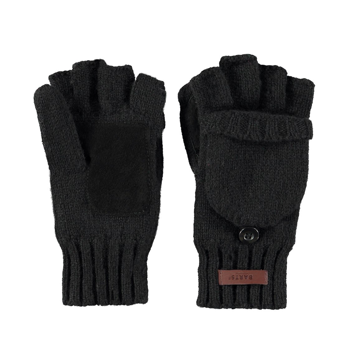 Barts Warme isolierende Jungen Woll Handschuhe Black