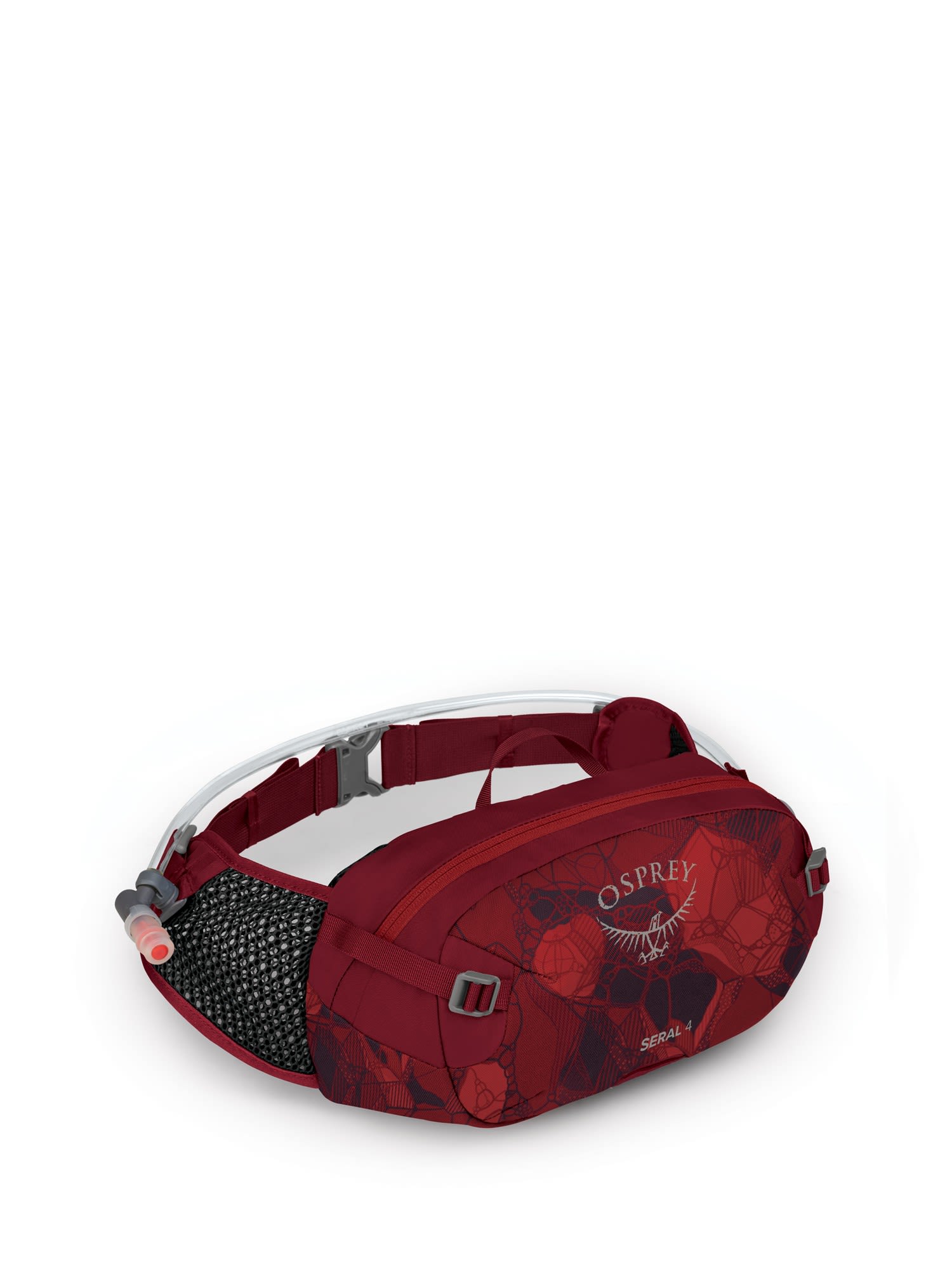 Osprey Leichte komfortable Fahrrad Hüfttasche  4l Claret Red