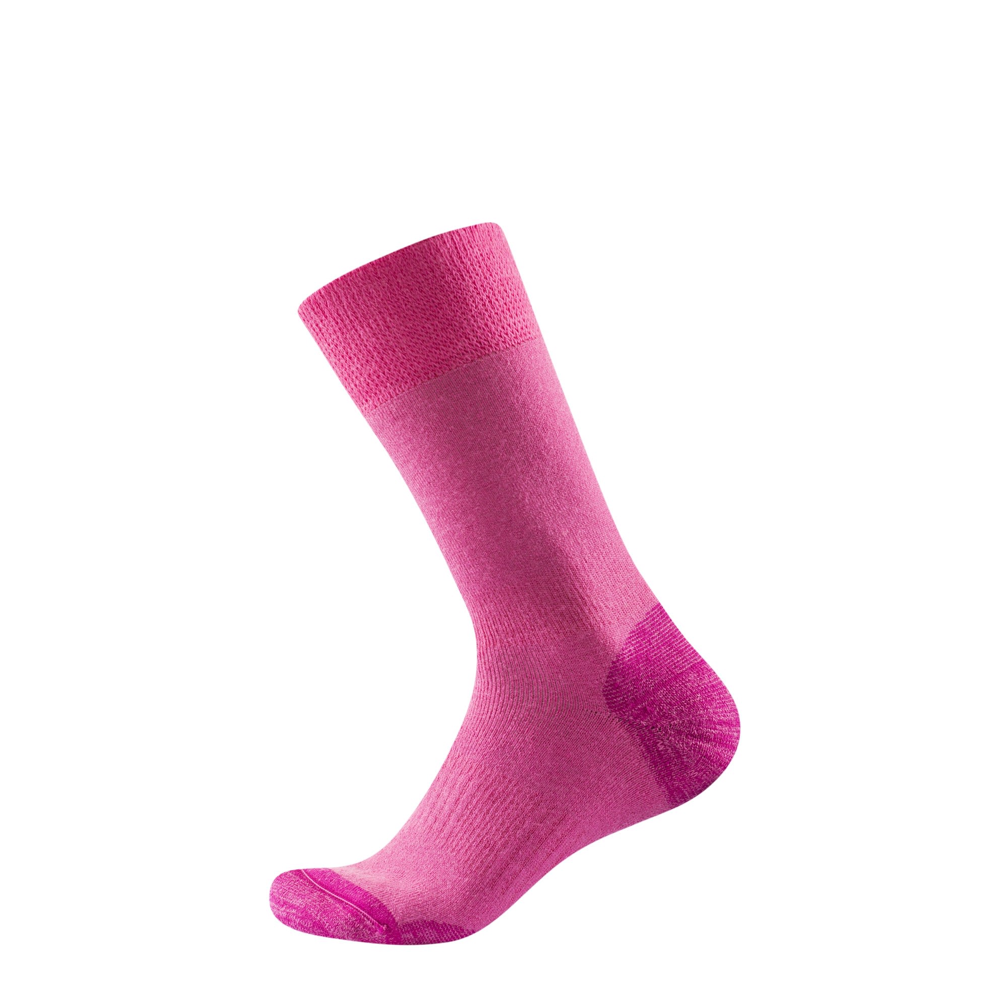 Devold Komfortable vielseitige Damen Merinowolle Socken Cerise