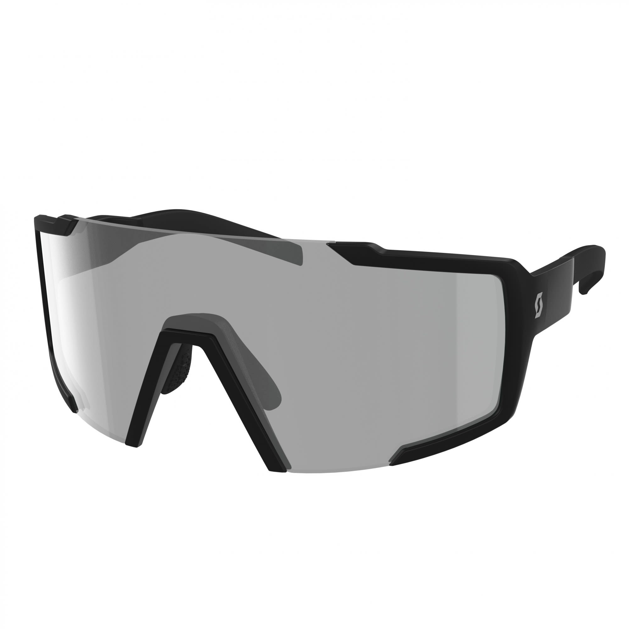 Scott Stylische selbsttönende Bike Sonnenbrille Black Matt - Grey Light Sensitive