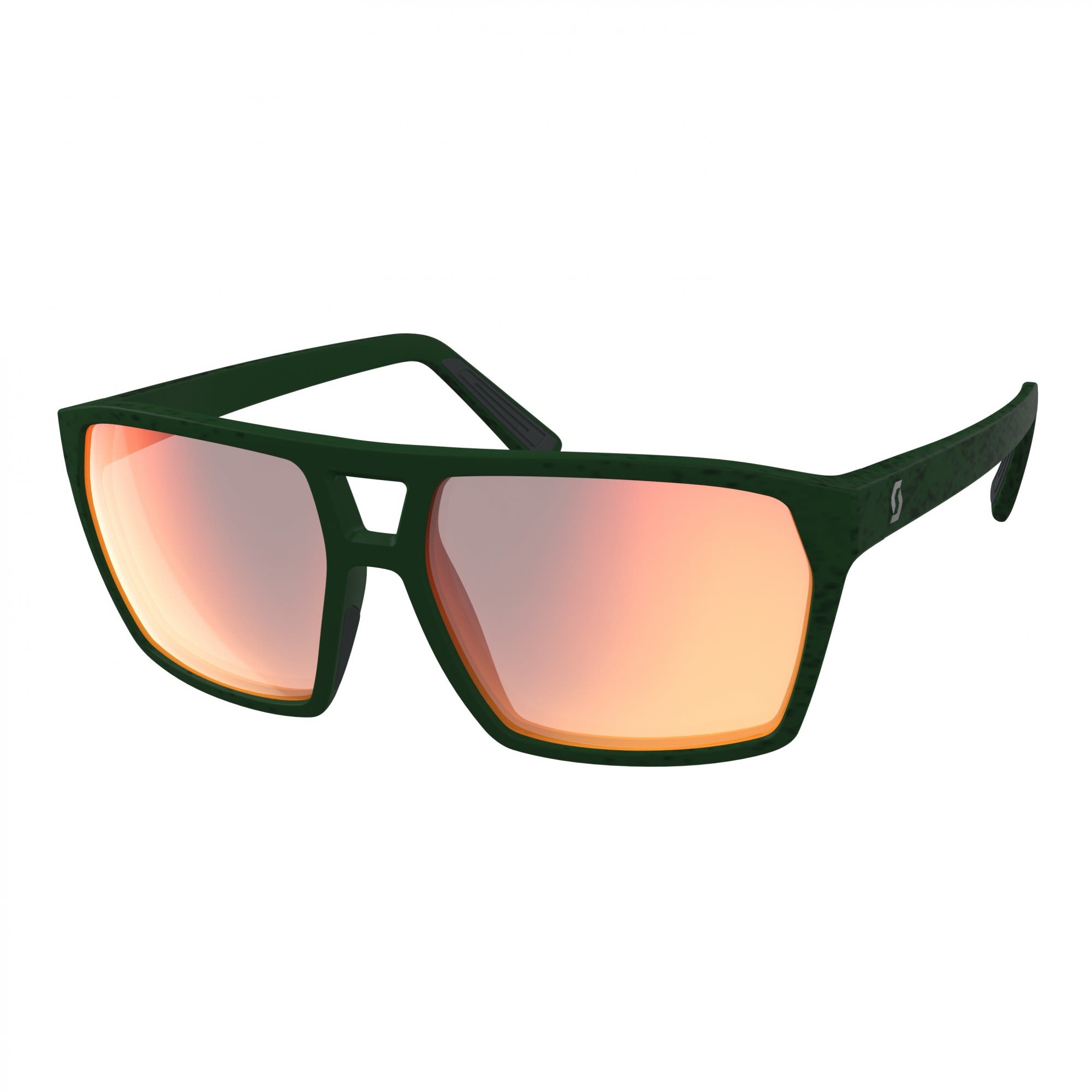 Scott Vielseitige modische Lifestyle Sonnenbrille Iris Green - Red Chrome Enhancer