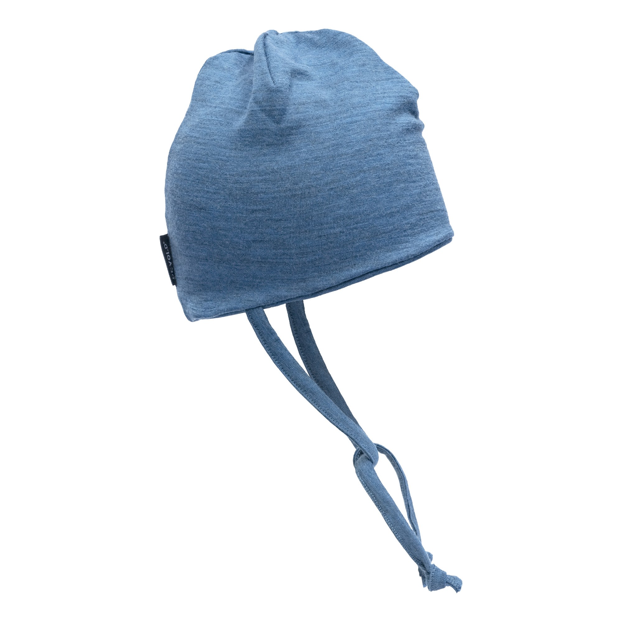 Devold Leichte komfortable Woll Baby Mütze Blue Melange